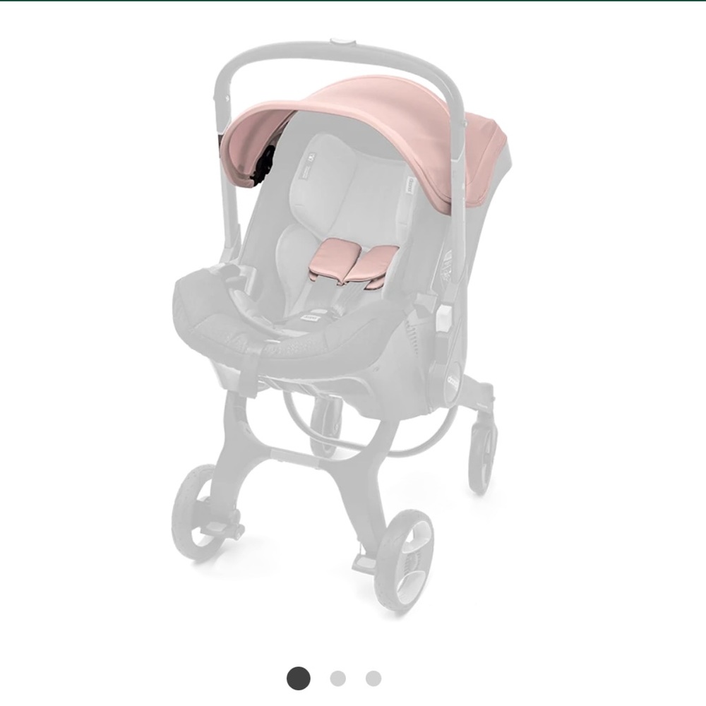 Pink canopy and shoulder pads NWOT